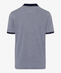 Brax Poloshirt Style PADDY Grau/Dunkelblau/Blau