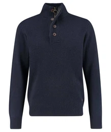 Strickpullover Herren Strickpullover Patch Half (1-tlg)