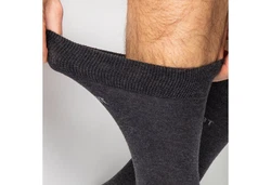 OCCULTO Businesssocken Modell Philipp (10er Pack) Rot/Dunkelgrau/Schwarz