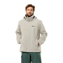 Jack Wolfskin Outdoorjacke Stormy Point Beige/Khaki/Grau