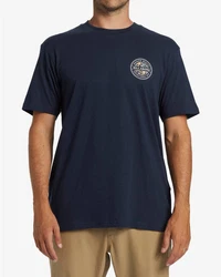 Billabong Print-Shirt Rotor Blau/Dunkelblau/Khaki/Hellblau
