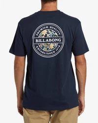 Billabong Print-Shirt Rotor Blau/Dunkelblau/Khaki/Hellblau