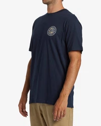 Billabong Print-Shirt Rotor Blau/Dunkelblau/Khaki/Hellblau