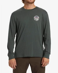 Billabong Langarmshirt Rockies Longsleeve Herren Dunkelgrün/Khaki/Grün