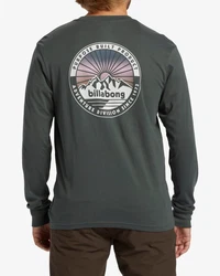 Billabong Langarmshirt Rockies Longsleeve Herren Dunkelgrün/Khaki/Grün