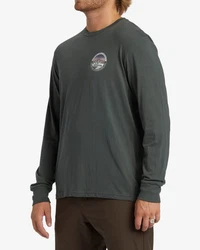 Billabong Langarmshirt Rockies Longsleeve Herren Dunkelgrün/Khaki/Grün
