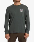 Billabong Langarmshirt Rockies Longsleeve Herren Dunkelgrün/Khaki/Grün