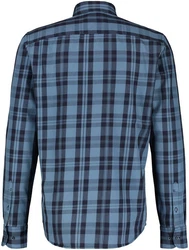 LERROS Karohemd Blau/Hellblau/Dunkelblau