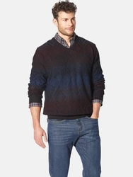 Babista Pullover ROMODETTI V-Ausschnitt rot (dunkelrot)