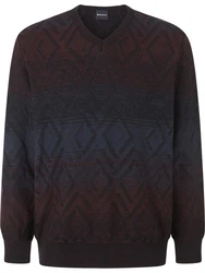 Babista Pullover ROMODETTI V-Ausschnitt rot (dunkelrot)