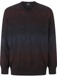 Babista Pullover ROMODETTI V-Ausschnitt rot (dunkelrot)