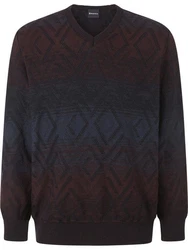 Babista Pullover ROMODETTI V-Ausschnitt rot (dunkelrot)
