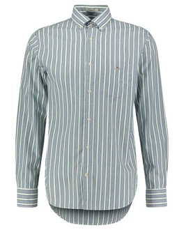 Gant Langarmhemd POPLIN Regular Fit Hellblau/Türkis/Blau