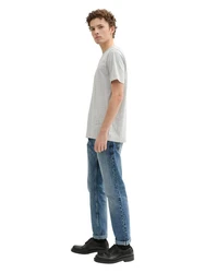 TOM TAILOR Denim Straight Jeans Aedan Weiß/Beige/Grün/Hellblau/Blau/Creme