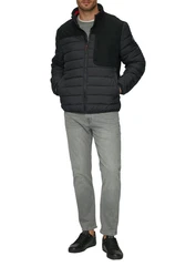 s.Oliver Allwetterjacke Blouson Schwarz/Dunkelblau/Rot/Dunkelgrau