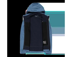 CMP MAN JACKET ZIP HOOD Dunkelblau/Blau/Hellblau/Grau