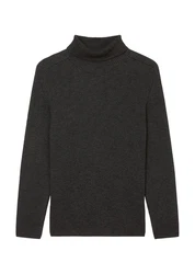 Marc O'Polo Rollkragenpullover Dunkelgrau/Schwarz/Grau/Dunkelgrün