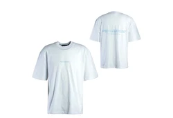 Pegador T-Shirt PGDR Colne Logo Oversized Tee weiß/babyblau