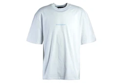 Pegador T-Shirt PGDR Colne Logo Oversized Tee weiß/babyblau