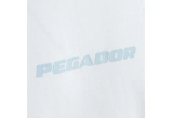 Pegador T-Shirt PGDR Colne Logo Oversized Tee weiß/babyblau