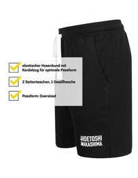Shorts 1st Herren Oversized Shorts Sweatshorts mit leichtem und weichem Material