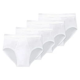 Slip Herren Slips 4er Pack - Doppelripp, Sportslip, (Packung, 4er Pack)
