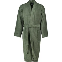 Caw Home Herrenbademantel Uni 828 Kimono Frottier, Kimono, 100% Baumwolle