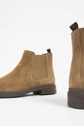 Next Stiefelette Chelseaboots Braun
