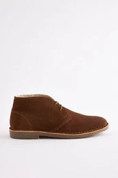 Desert-Boots mit Teddyfutter Schnrstiefel (1-tlg)