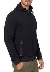 Indicode Kapuzensweatshirt Dominon Dunkelgrau/Grau/Schwarz