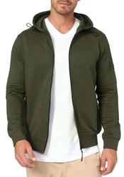 Indicode Kapuzensweatshirt Dominon Dunkelgrün/Khaki