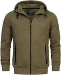 Indicode Kapuzensweatshirt Dominon Dunkelgrün/Khaki