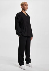 DEF Langarmhemd Cali Shirt Schwarz/Dunkelgrau