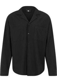 DEF Langarmhemd Cali Shirt Schwarz/Dunkelgrau DEF Langarmhemd Cali Shirt Schwarz/Dunkelgrau