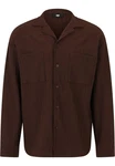 DEF Langarmhemd Cali Shirt Braun/Dunkelbraun/Dunkelrot