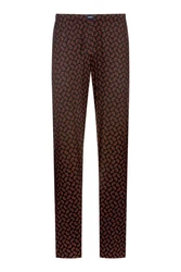 Mey Pyjamahose Bordeaux/Dunkelrot/Braun