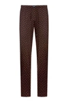 Mey Pyjamahose Bordeaux/Dunkelrot/Braun