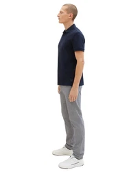TOM TAILOR Hose Travis Slim Chino Dunkelblau/Grau/Blau