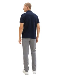TOM TAILOR Hose Travis Slim Chino Dunkelblau/Grau/Blau