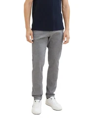 TOM TAILOR Hose Travis Slim Chino Dunkelblau/Grau/Blau