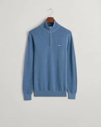 Strickpullover COTTON PIQUE HALFZIP