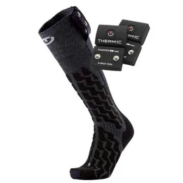 Strmpfe Set beheizbare Skisocken - Heat Fusion Uni + S-pack 1200 - black