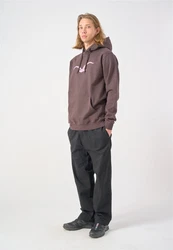 Cleptomanicx Sweatshirt Mowe schoko/pastellpink