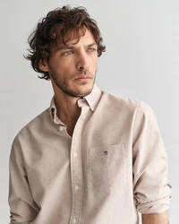 Gant Businesshemd REG OXFORD SHIRT Regular Fit Khaki/Beige/Braun