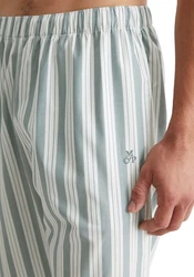Marc O'Polo Pyjamahose Grün/Hellgrün/Dunkelgrün