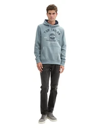 TOM TAILOR Sweatshirt Blau/Hellblau/Grau