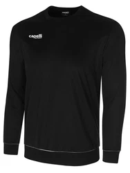 Capelli Sport Langarmshirt mit rundem Halsausschnitt Schwarz/Grün