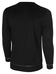 Capelli Sport Langarmshirt mit rundem Halsausschnitt Schwarz/Grün