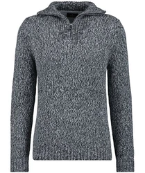 RAGMAN Pullover Dunkelblau/Grau/Dunkelgrau