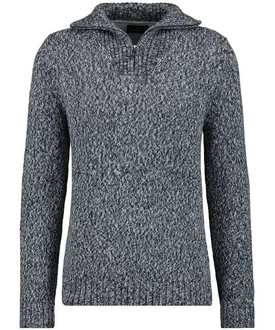 RAGMAN Pullover Dunkelblau/Grau/Dunkelgrau